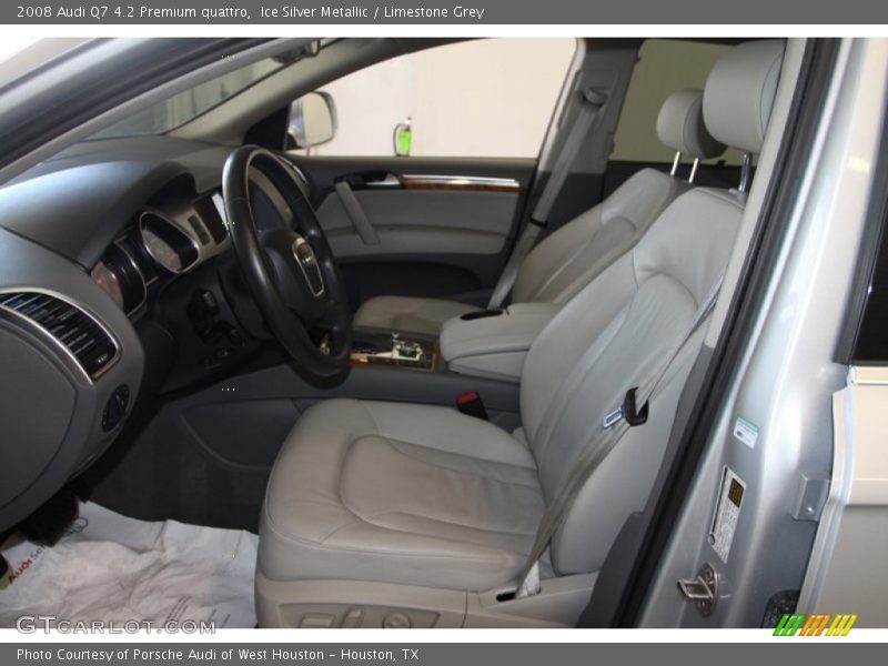 Ice Silver Metallic / Limestone Grey 2008 Audi Q7 4.2 Premium quattro