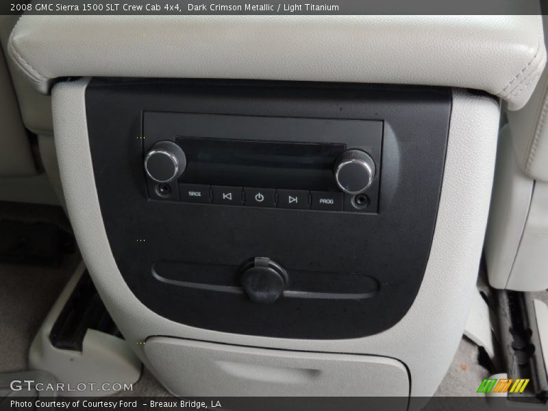 Dark Crimson Metallic / Light Titanium 2008 GMC Sierra 1500 SLT Crew Cab 4x4