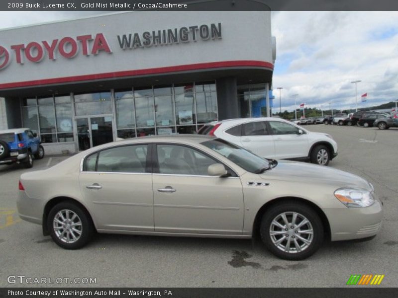 Gold Mist Metallic / Cocoa/Cashmere 2009 Buick Lucerne CX