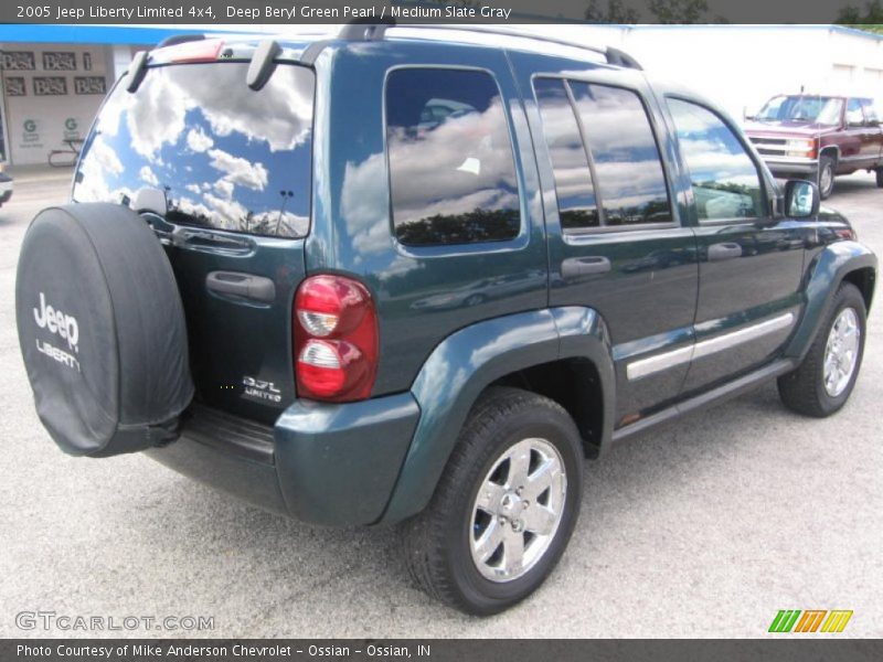 Deep Beryl Green Pearl / Medium Slate Gray 2005 Jeep Liberty Limited 4x4