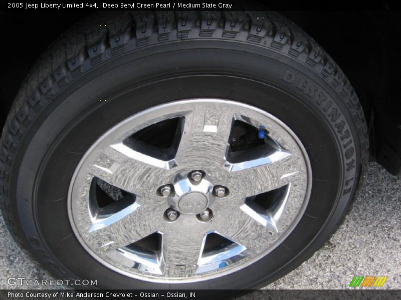 Deep Beryl Green Pearl / Medium Slate Gray 2005 Jeep Liberty Limited 4x4