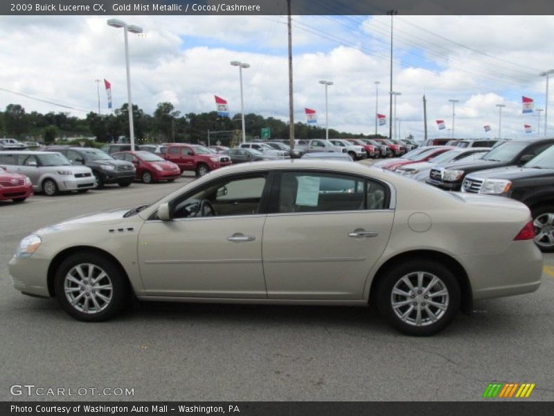 Gold Mist Metallic / Cocoa/Cashmere 2009 Buick Lucerne CX