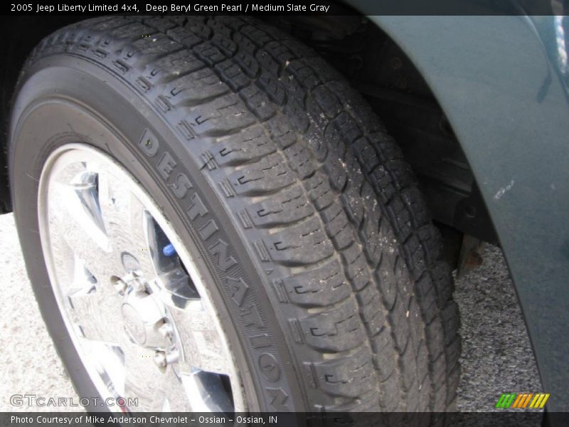 Deep Beryl Green Pearl / Medium Slate Gray 2005 Jeep Liberty Limited 4x4