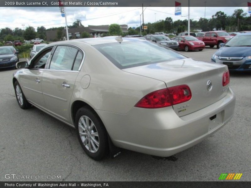 Gold Mist Metallic / Cocoa/Cashmere 2009 Buick Lucerne CX