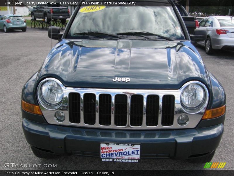 Deep Beryl Green Pearl / Medium Slate Gray 2005 Jeep Liberty Limited 4x4