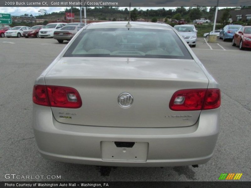 Gold Mist Metallic / Cocoa/Cashmere 2009 Buick Lucerne CX