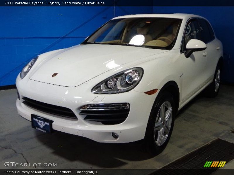 Sand White / Luxor Beige 2011 Porsche Cayenne S Hybrid