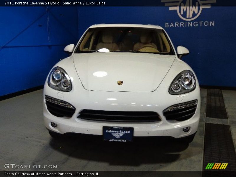 Sand White / Luxor Beige 2011 Porsche Cayenne S Hybrid