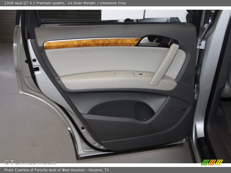 Ice Silver Metallic / Limestone Grey 2008 Audi Q7 4.2 Premium quattro