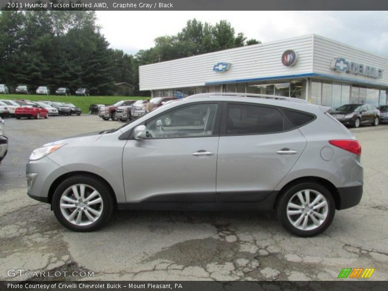 Graphite Gray / Black 2011 Hyundai Tucson Limited AWD