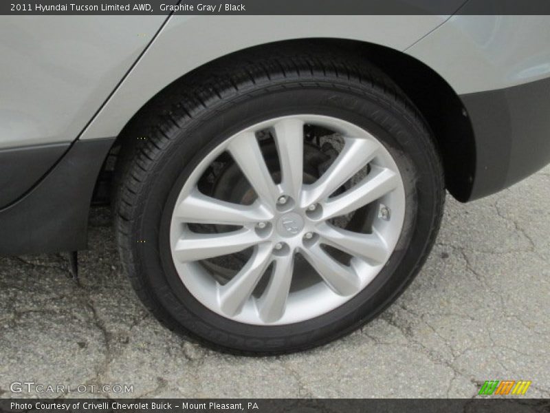 Graphite Gray / Black 2011 Hyundai Tucson Limited AWD