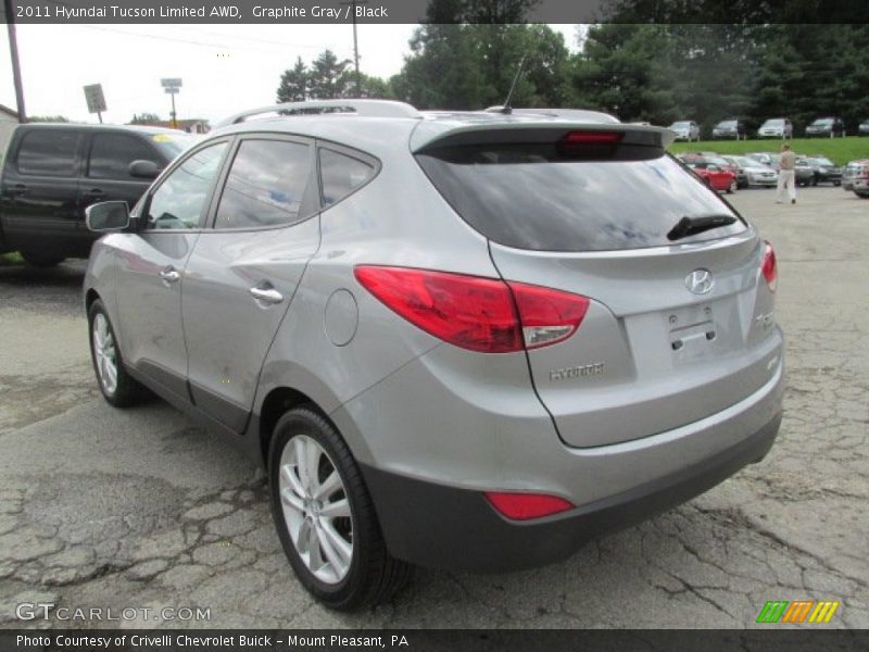 Graphite Gray / Black 2011 Hyundai Tucson Limited AWD