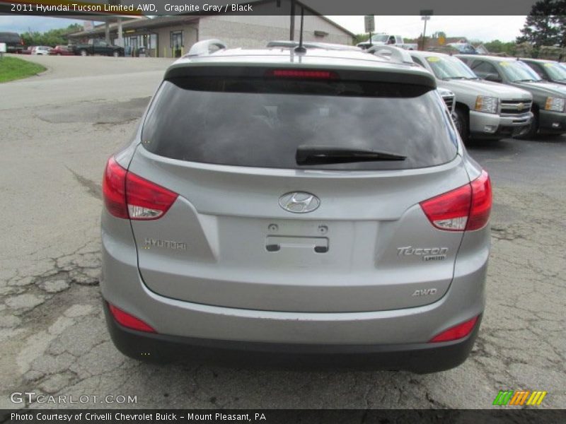 Graphite Gray / Black 2011 Hyundai Tucson Limited AWD