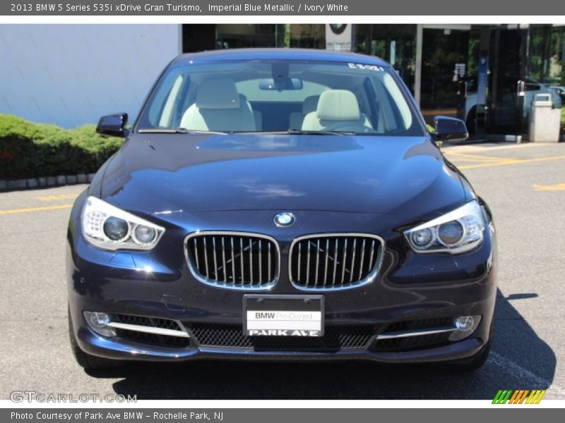 Imperial Blue Metallic / Ivory White 2013 BMW 5 Series 535i xDrive Gran Turismo