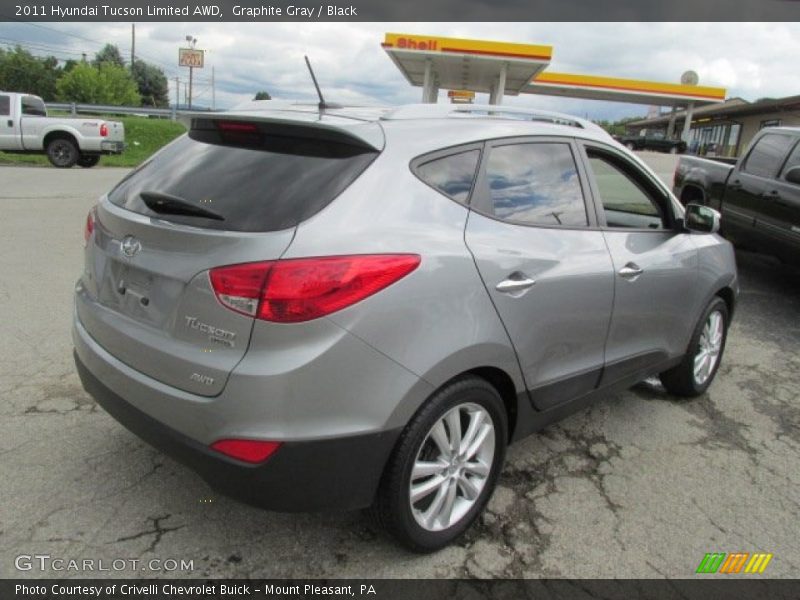 Graphite Gray / Black 2011 Hyundai Tucson Limited AWD