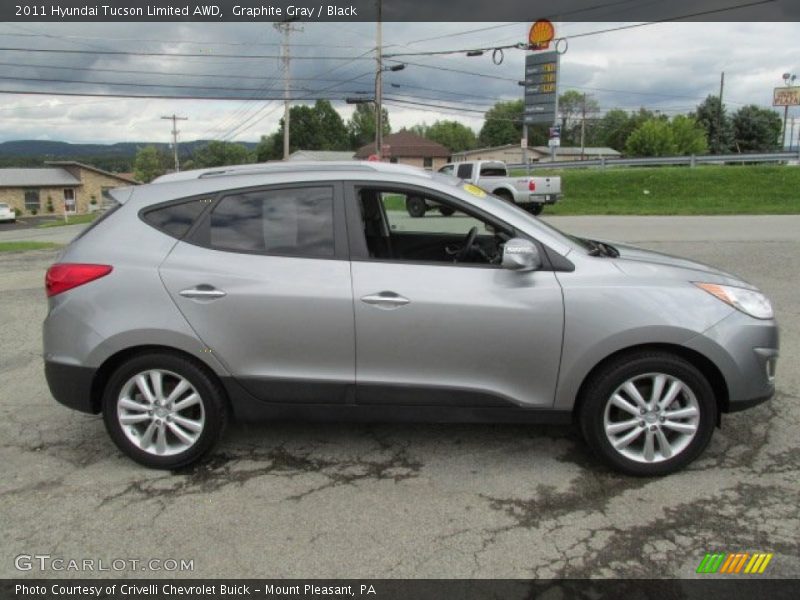 Graphite Gray / Black 2011 Hyundai Tucson Limited AWD