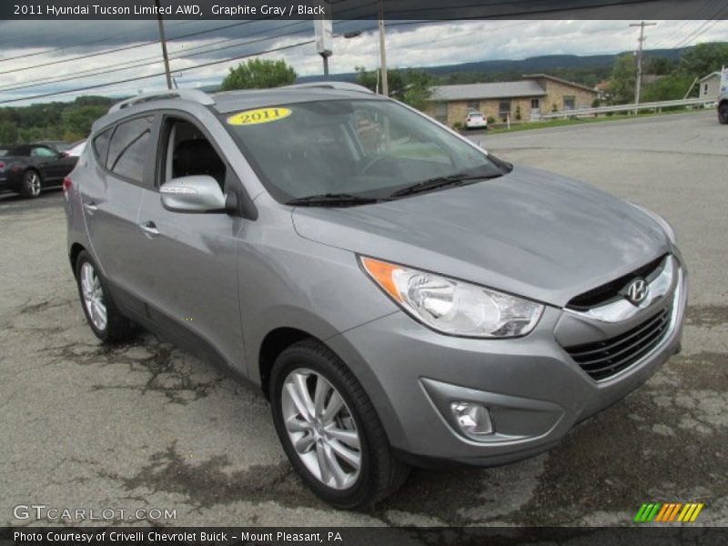 Graphite Gray / Black 2011 Hyundai Tucson Limited AWD