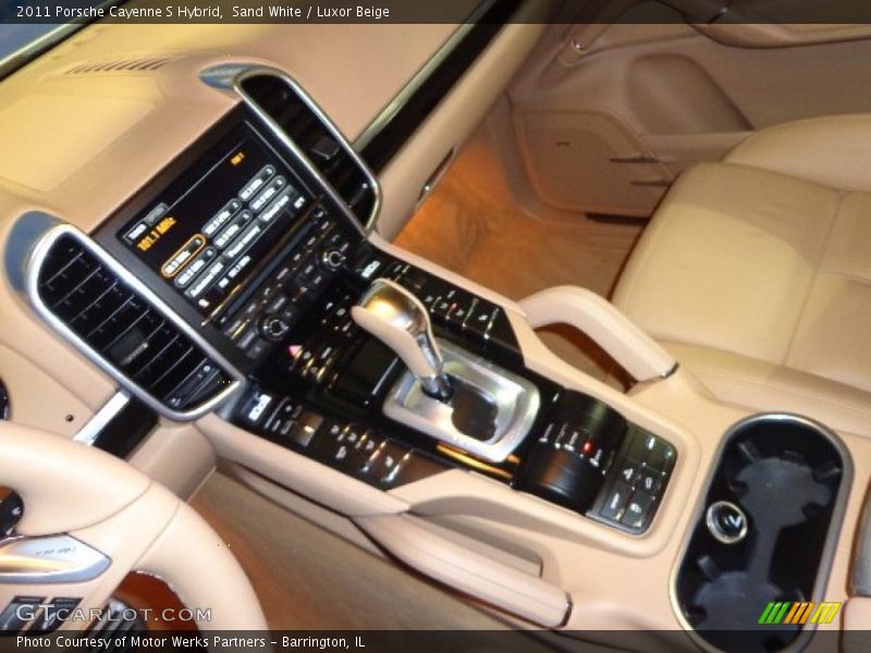 Sand White / Luxor Beige 2011 Porsche Cayenne S Hybrid