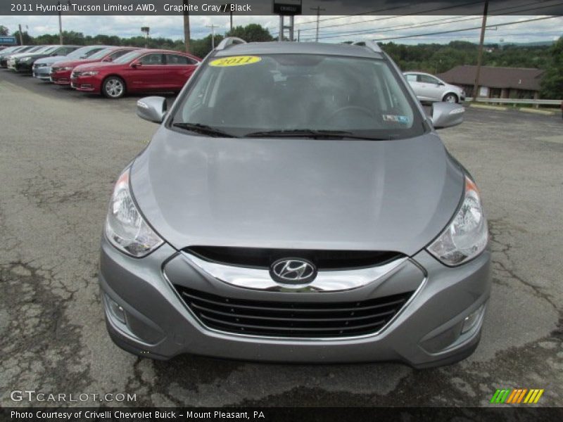 Graphite Gray / Black 2011 Hyundai Tucson Limited AWD