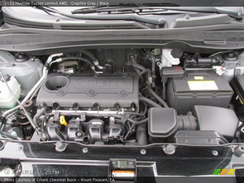 Graphite Gray / Black 2011 Hyundai Tucson Limited AWD