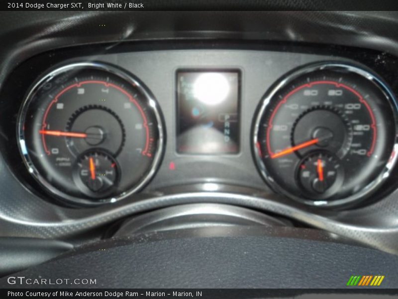Bright White / Black 2014 Dodge Charger SXT