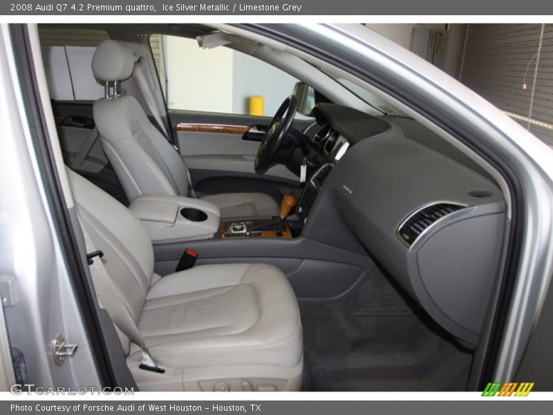 Ice Silver Metallic / Limestone Grey 2008 Audi Q7 4.2 Premium quattro