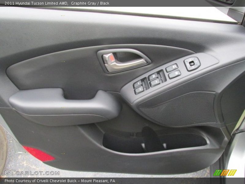 Graphite Gray / Black 2011 Hyundai Tucson Limited AWD