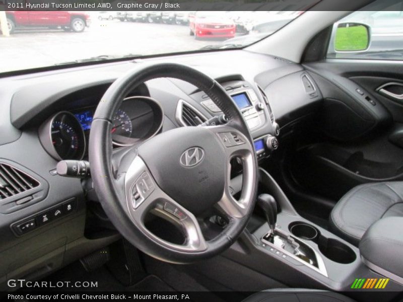 Graphite Gray / Black 2011 Hyundai Tucson Limited AWD