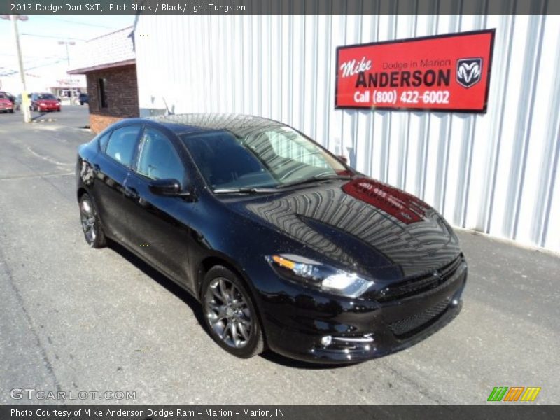 Pitch Black / Black/Light Tungsten 2013 Dodge Dart SXT