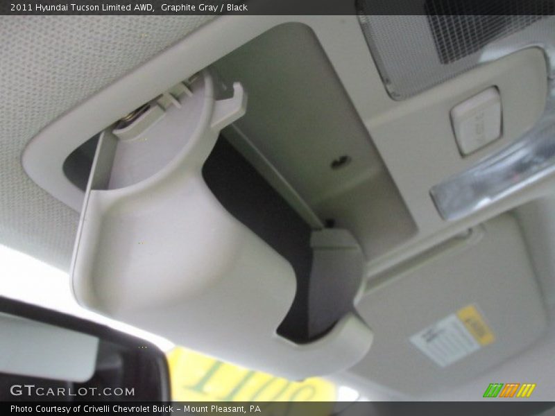 Graphite Gray / Black 2011 Hyundai Tucson Limited AWD