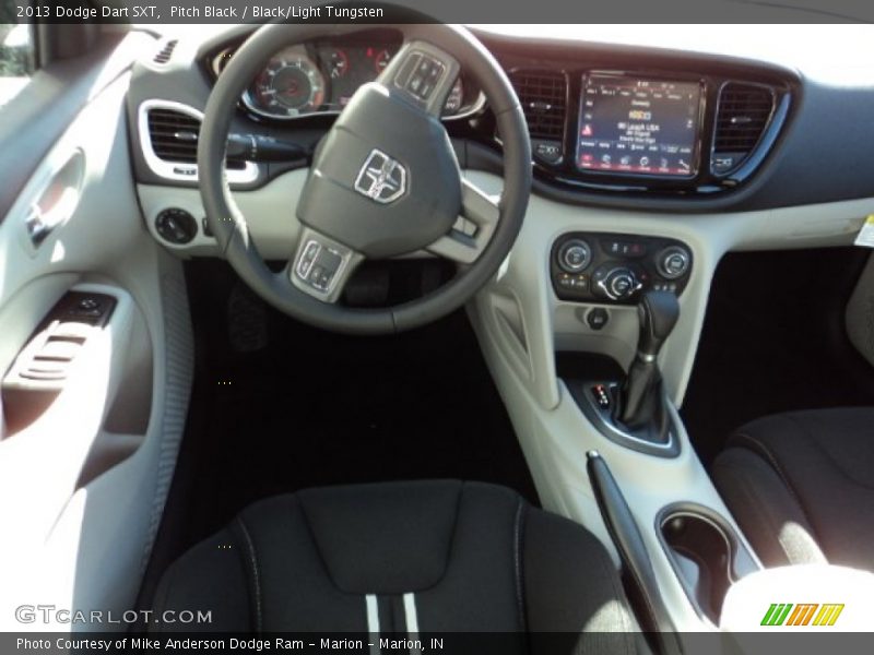 Pitch Black / Black/Light Tungsten 2013 Dodge Dart SXT