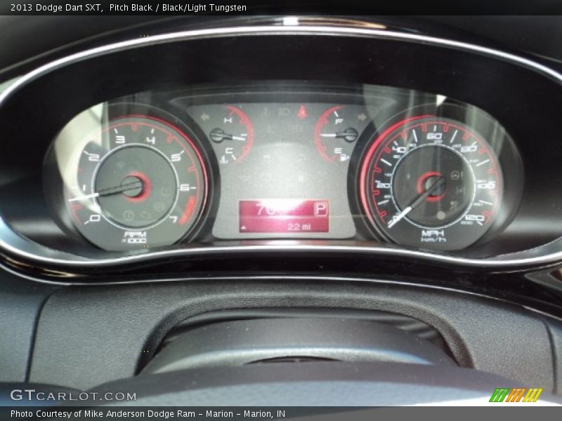 Pitch Black / Black/Light Tungsten 2013 Dodge Dart SXT