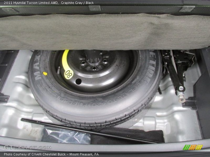 Graphite Gray / Black 2011 Hyundai Tucson Limited AWD
