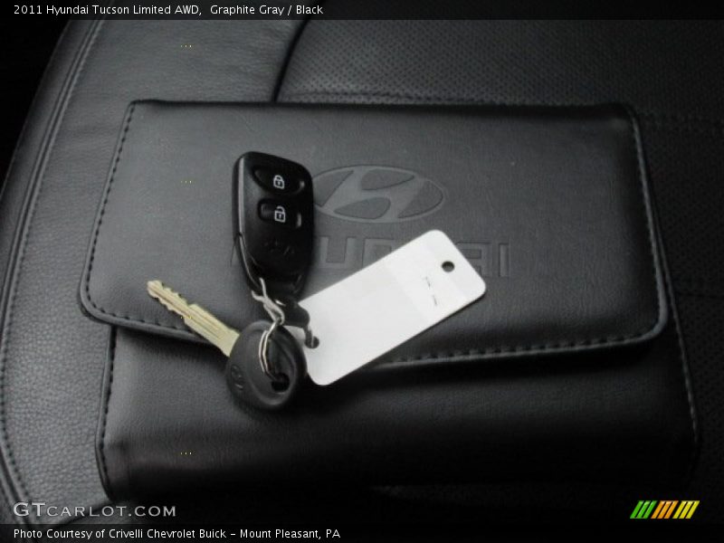 Graphite Gray / Black 2011 Hyundai Tucson Limited AWD