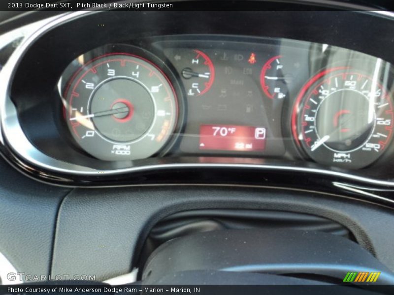 Pitch Black / Black/Light Tungsten 2013 Dodge Dart SXT