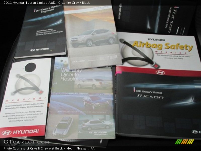 Graphite Gray / Black 2011 Hyundai Tucson Limited AWD