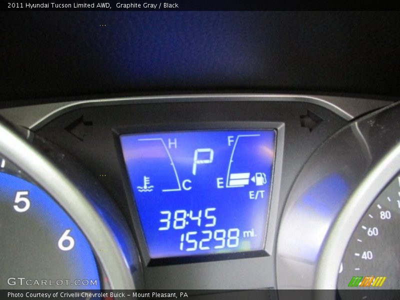 Graphite Gray / Black 2011 Hyundai Tucson Limited AWD