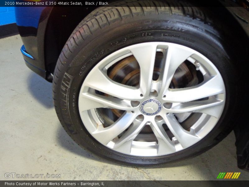 Black / Black 2010 Mercedes-Benz E 350 4Matic Sedan