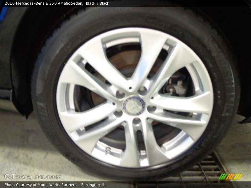 Black / Black 2010 Mercedes-Benz E 350 4Matic Sedan