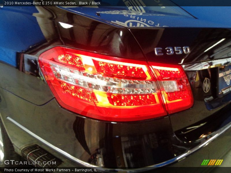 Black / Black 2010 Mercedes-Benz E 350 4Matic Sedan