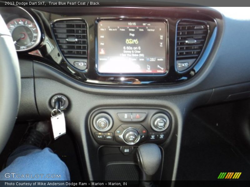 True Blue Pearl Coat / Black 2013 Dodge Dart SXT