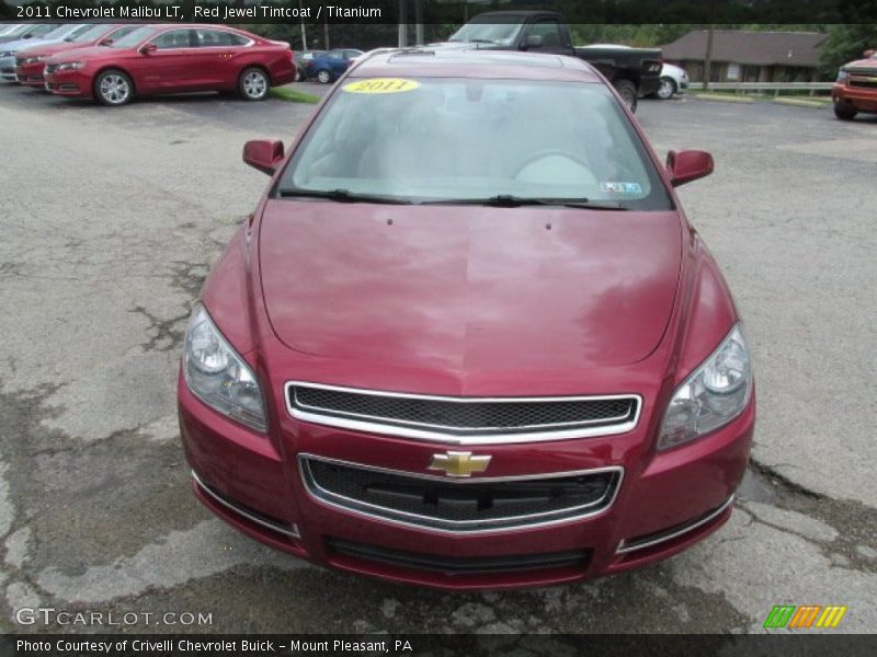 Red Jewel Tintcoat / Titanium 2011 Chevrolet Malibu LT