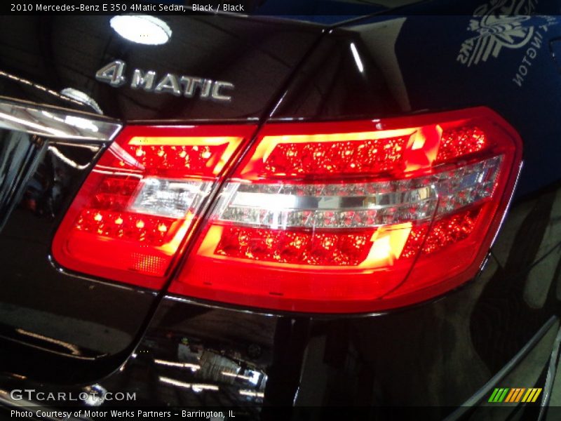 Black / Black 2010 Mercedes-Benz E 350 4Matic Sedan