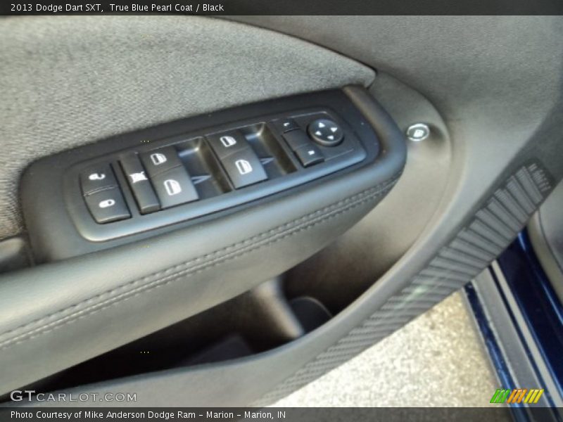 True Blue Pearl Coat / Black 2013 Dodge Dart SXT