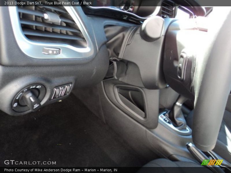 True Blue Pearl Coat / Black 2013 Dodge Dart SXT