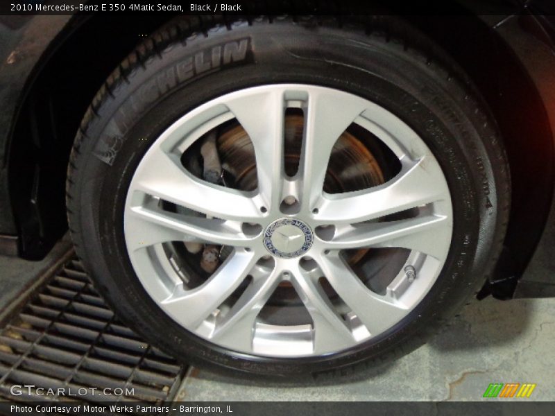 Black / Black 2010 Mercedes-Benz E 350 4Matic Sedan