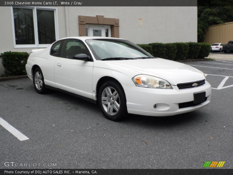 White / Gray 2006 Chevrolet Monte Carlo LT