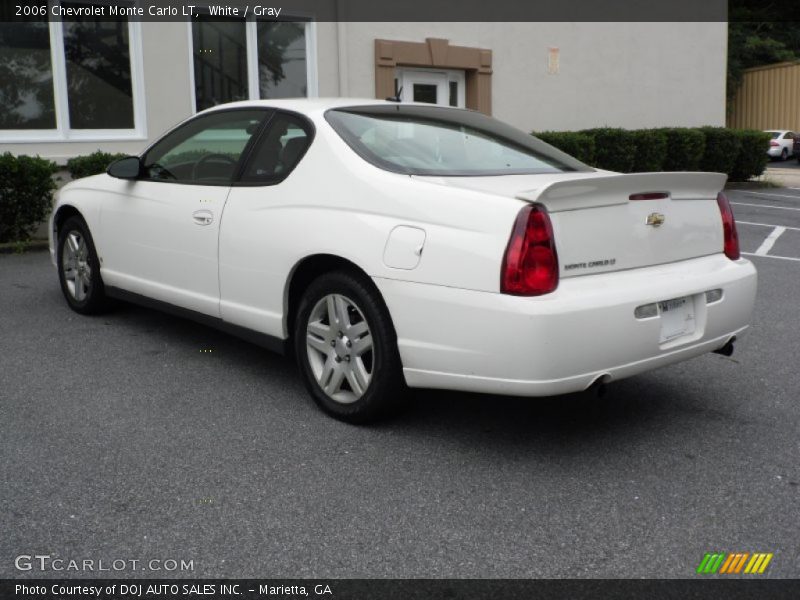 White / Gray 2006 Chevrolet Monte Carlo LT