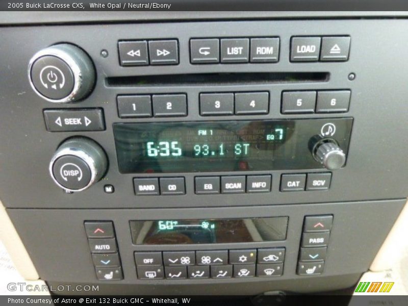 White Opal / Neutral/Ebony 2005 Buick LaCrosse CXS