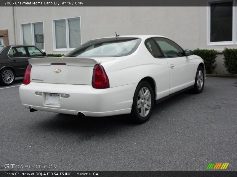 White / Gray 2006 Chevrolet Monte Carlo LT